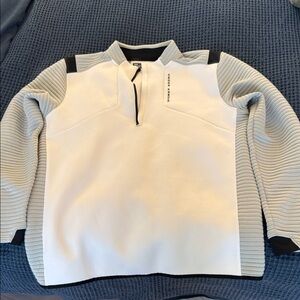 Under Armour Men's Zip-Up Sweater - White and Gray